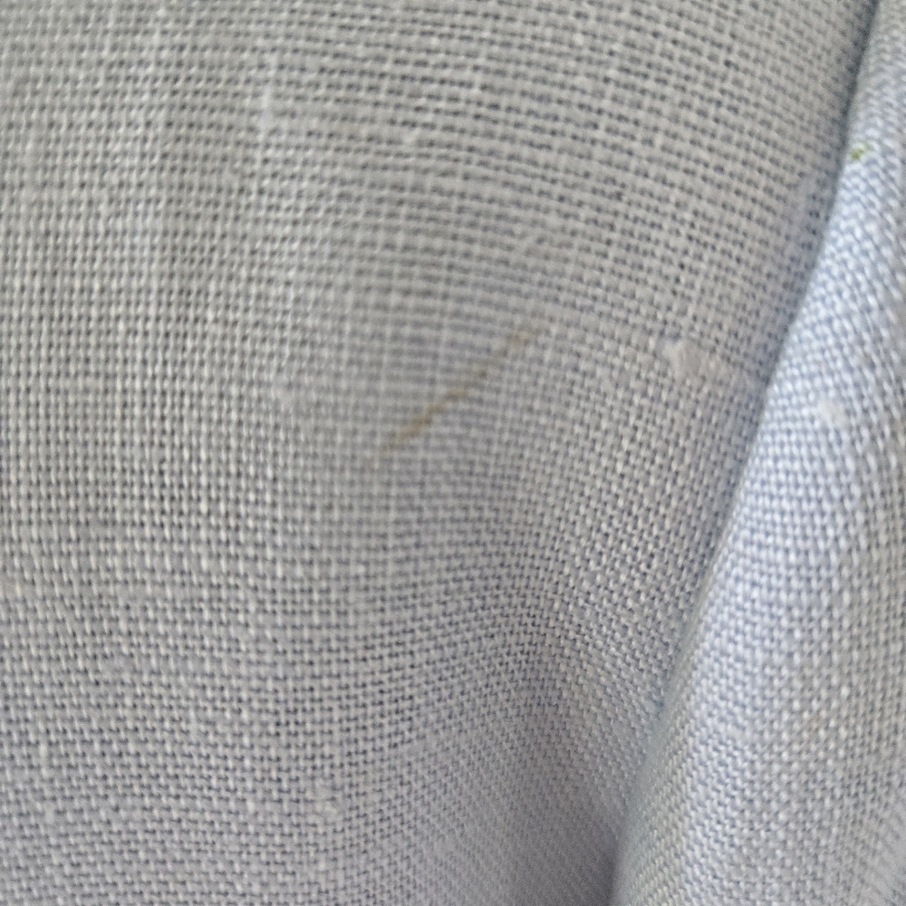 Vintage William Pearson Light Blue Shift Dress, Linen, 80s, Work, Casual - Picture 13 of 15